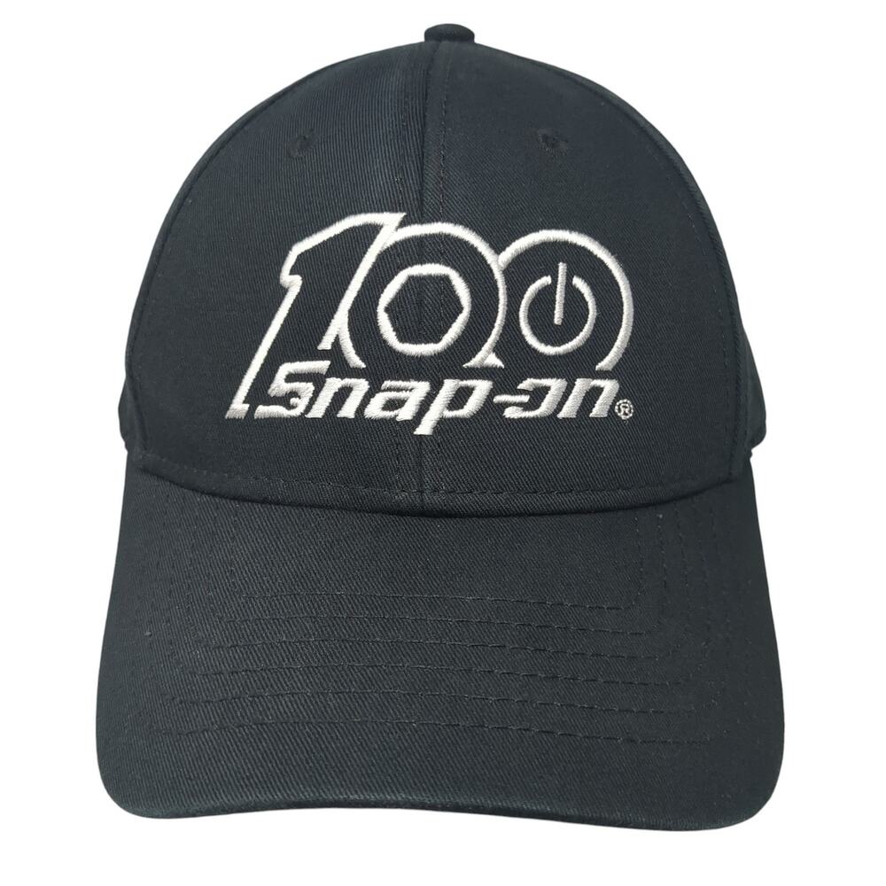 100th Anniversary Snap-On Baseball Cap Black OS Adjustable Embroidered Wild